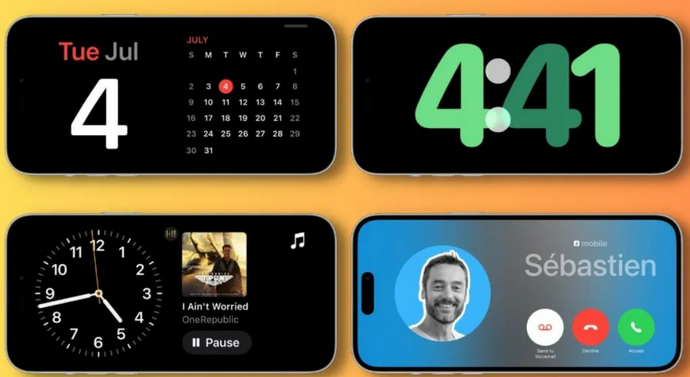 兴义苹果手机维修分享iOS17横屏充电待机显示有什么好处 