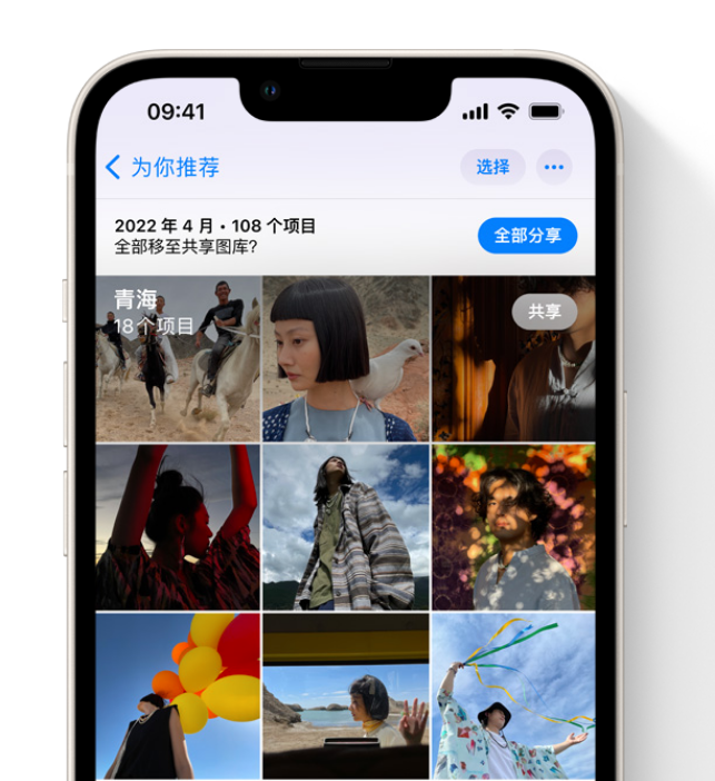 兴义苹果维修网点分享在 iPhone 上使用共享图库 