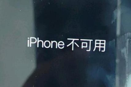 兴义苹果服务网点分享锁屏界面显示“iPhone 不可用”如何解决 