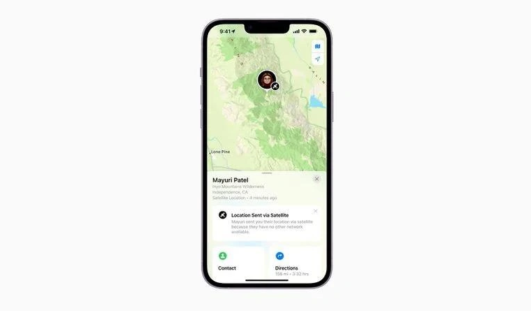 兴义苹果14维修分享iPhone14系列中 FindMy功能通过卫星分享位置方法教程 