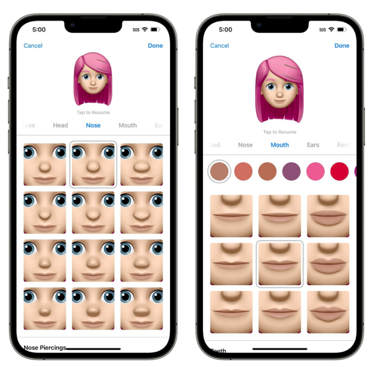 兴义苹果手机维修分享​iOS 16中的拟我表情有了哪些变化和升级 