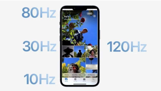 兴义苹果14维修分享iPhone 14有高刷吗 